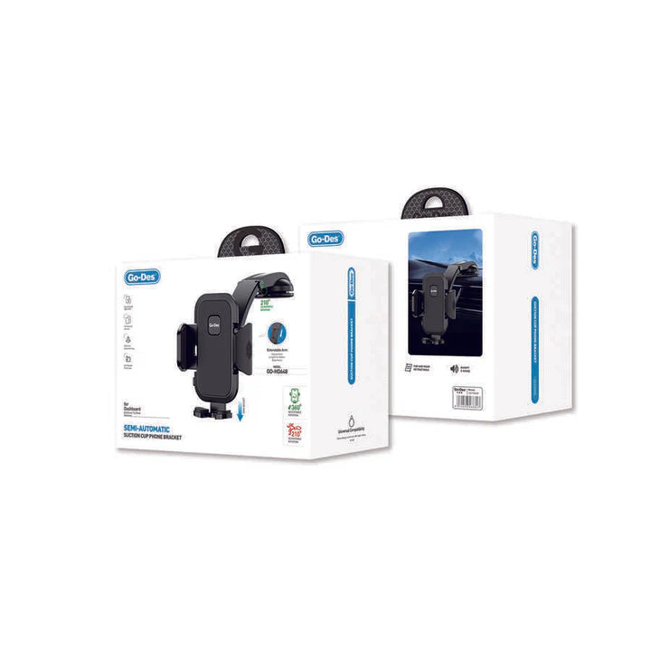 حامل الهاتف شبه الأوتوماتيكي للسيارة (Go-Des GD-HD648)