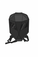 حقيبة ظهر صلبة بتصميم مستقبلي