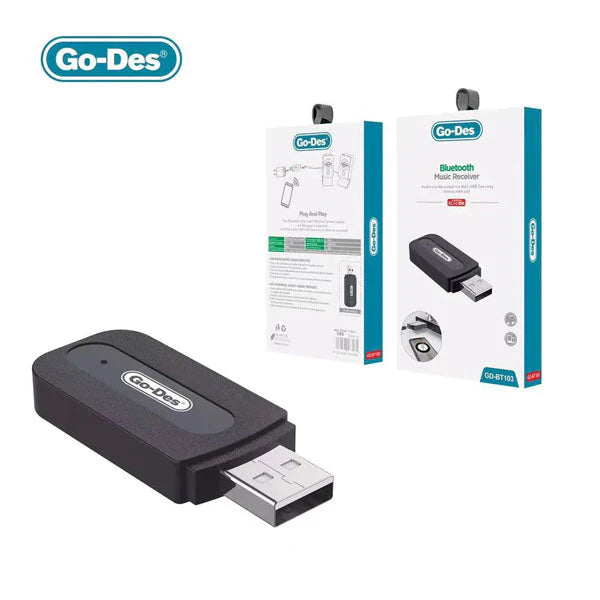 مشغل بلوتوث USB (Go-Des GD-BT103) مشغل بلوتوث USB (Go-Des GD-BT103)