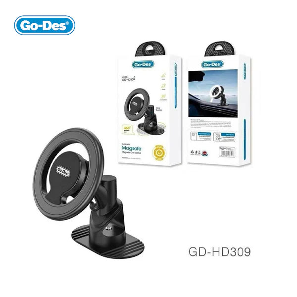 حامل السيارة المغناطيسي المزدوج (Go-Des GD-HD309) حامل السيارة المغناطيسي المزدوج (Go-Des GD-HD309)