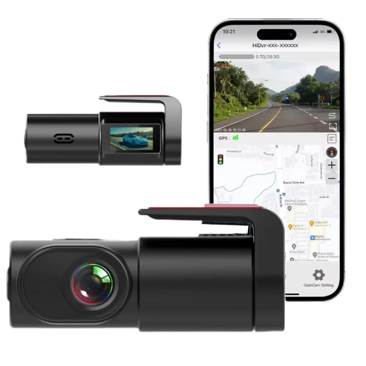 كاميرا تسجيل الطريق واي فاي