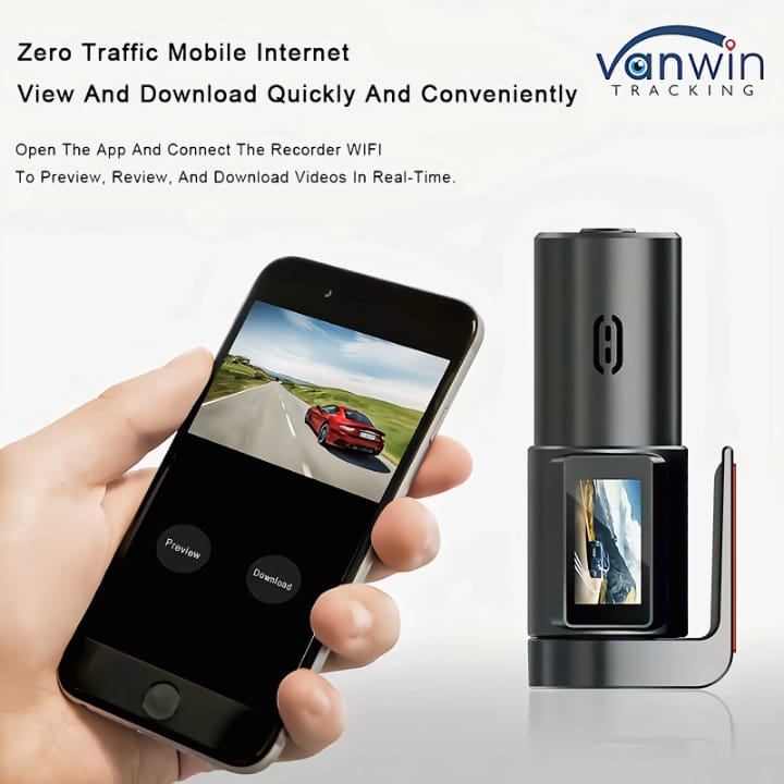 كاميرا تسجيل الطريق واي فاي