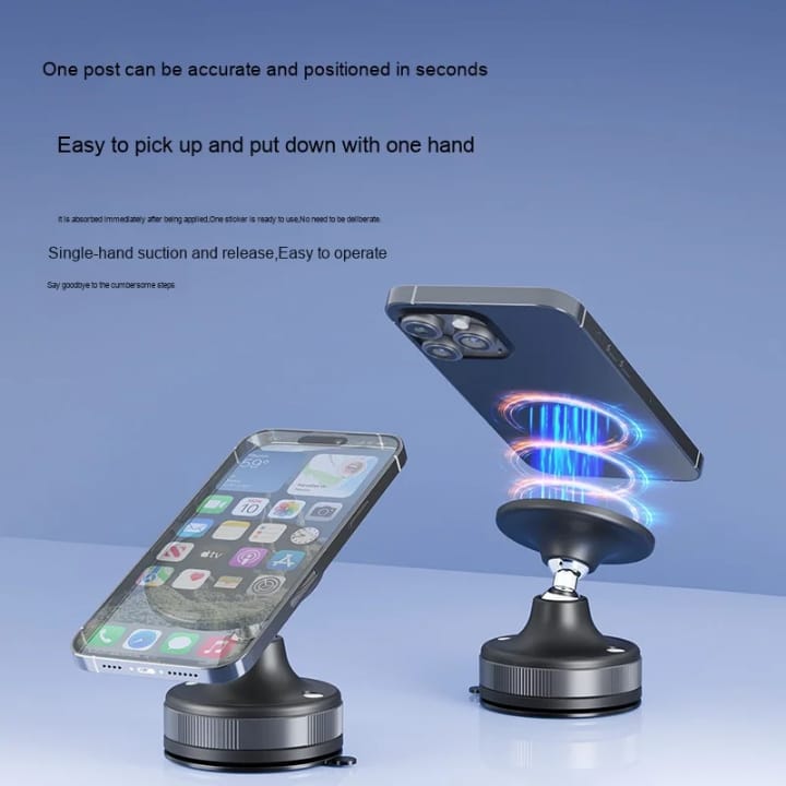 حمالة هاتف مغناطيس شفط على التابلو