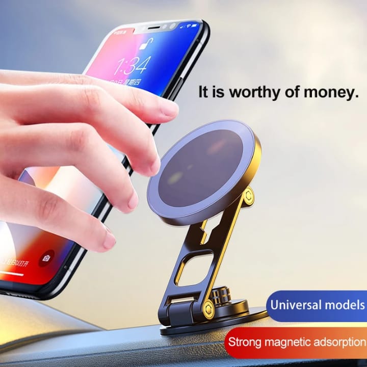 حمالة هاتف مغناطيس شفط على التابلو