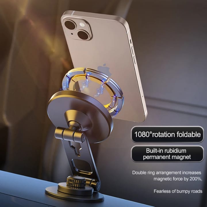 حمالة هاتف مغناطيس شفط على التابلو