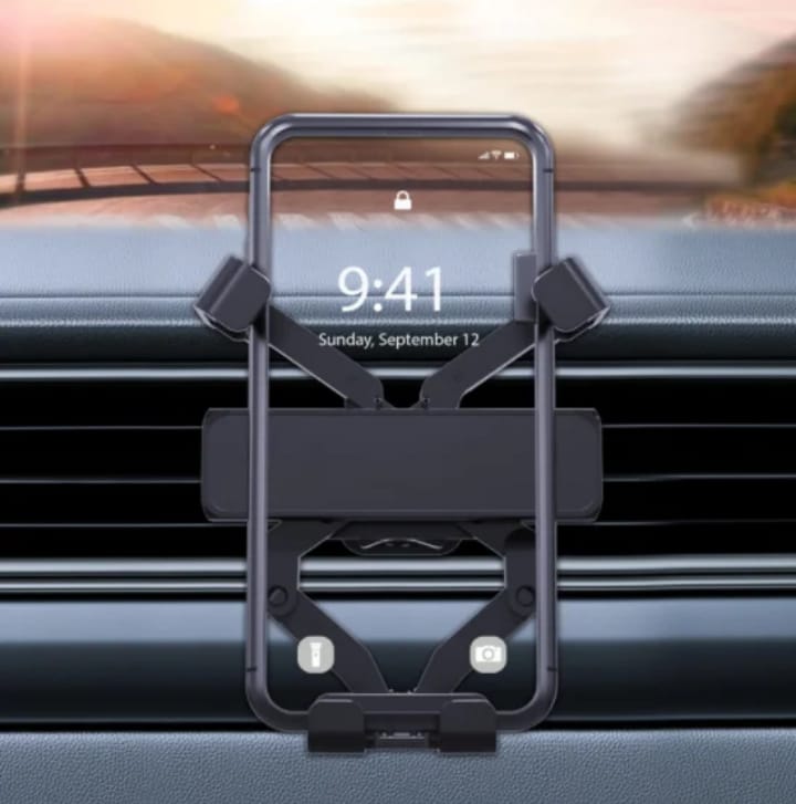 حمالة هاتف ملقط على المكيف