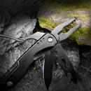 عدة جيب متعددة الاستخدام ستانلس ستيل مع راسيات مفك