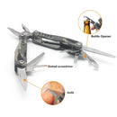 عدة جيب متعددة الاستخدام ستانلس ستيل مع راسيات مفك