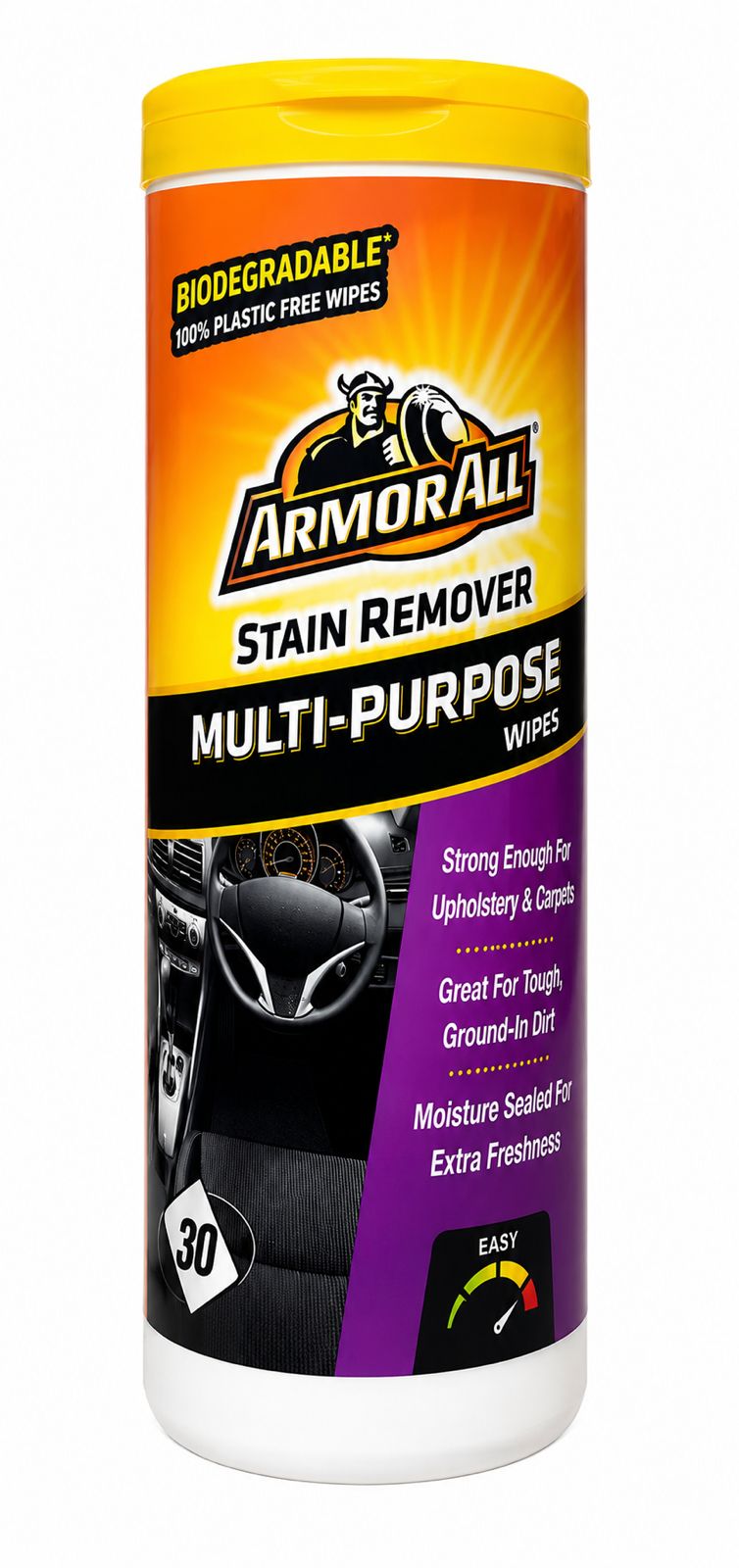 Armor All Stain Remover Multi-Purpose Wipes 30 Pack