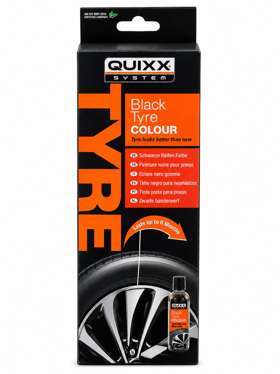 Quixx Black Tyre Colour – مجدد لون الإطارات الأسود Quixx Black Tyre Colour – مجدد لون الإطارات الأسود