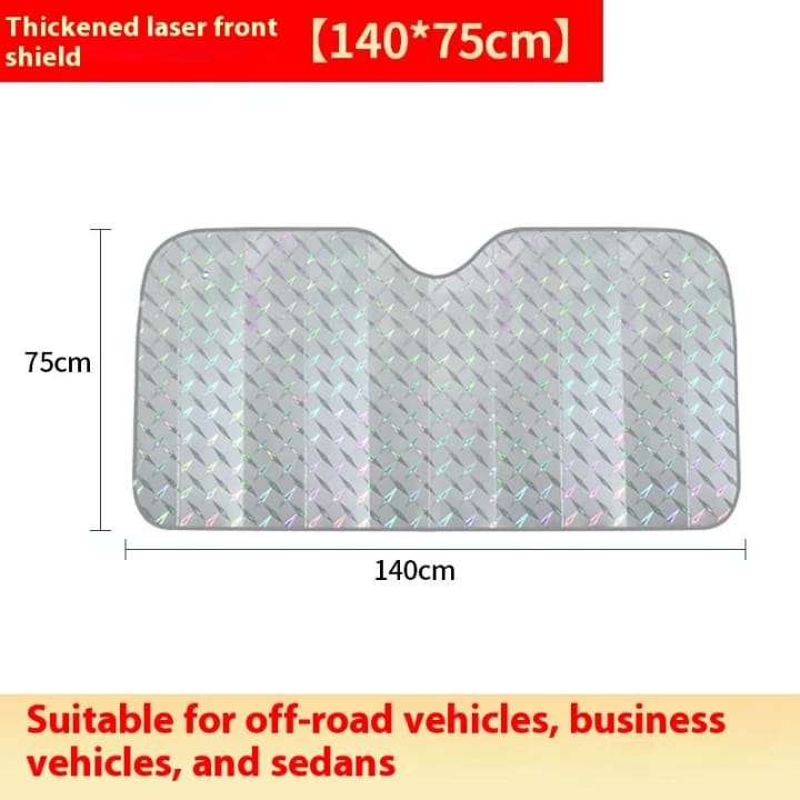 شمسية للزجاج الأمامي كروم