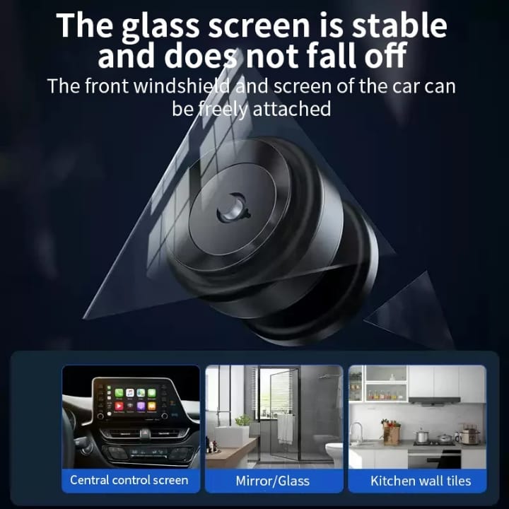 حمالة هاتف مغناطيس شفط على التابلو