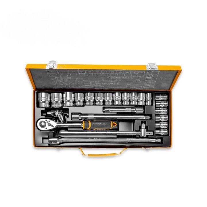 طقم أدوات احترافي 24 قطعة في صندوق معدني متين – لجميع مهام الإصلاح والصيانة