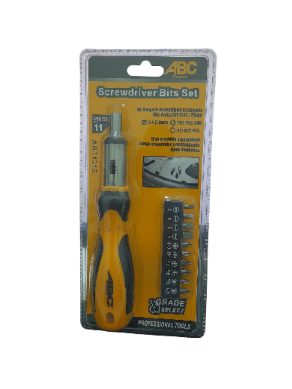طقم مفك مع طقيقة 31 قطعة ABC طقم مفك مع طقيقة 31 قطعة ABC