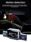 كاميرا داش كام ٤ قنوات (٤ كاميرات)