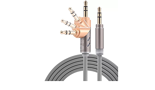 Go Des GAC-501 Audio Aux Cable (180 Degree rotate)