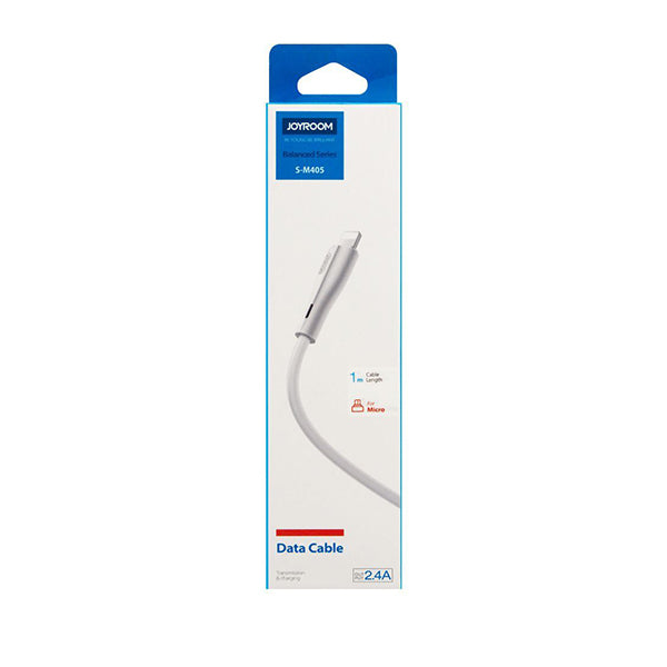 Cable JOYROOM S-M405 Balanced Series AM / Micro 1m white