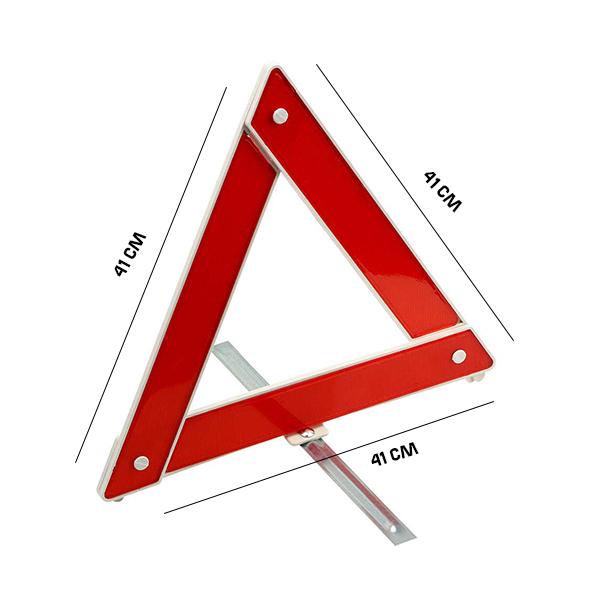 Warning Safety Triangle With Fire Extinguisher Warning Safety Triangle With Fire Extinguisher