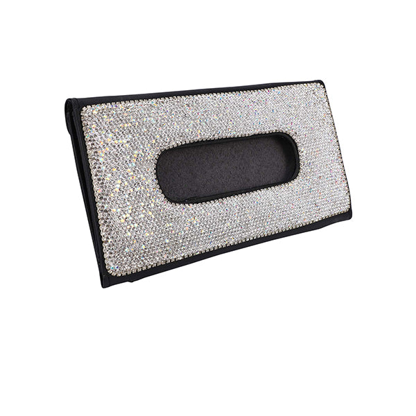 Leather and Diamond Tissue Box Holder Diamond Leather and Diamond Tissue Box Holder Diamond