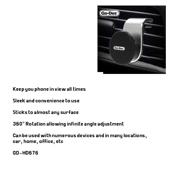 حمالة هاتف على فتحات مكيف السيارة GD-HD676