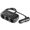 شاحن للسيارة متعدد الاستعمالات 3 مداخل ولاعة